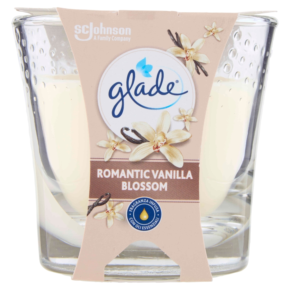 Glade® Candela profumata, fragranza Vaniglia, 112g